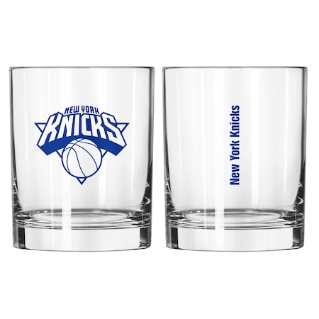 Logo Brands New York Knicks 14oz Gameday Rocks Glass 720-G14R-1